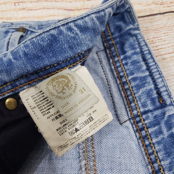 DIESEL INDUSTRY Jeans Larkee Sz 31 - Picture 5 of 8